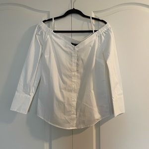 BNWT Banana Republic Off the Shoulder dress shirt